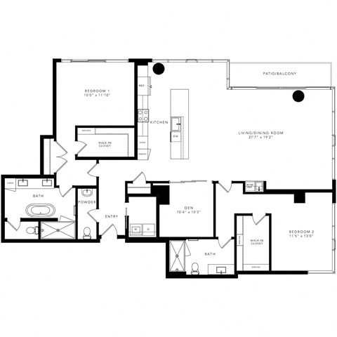 a floor plan of a home with a large floor plan with multiple bedrooms and baths